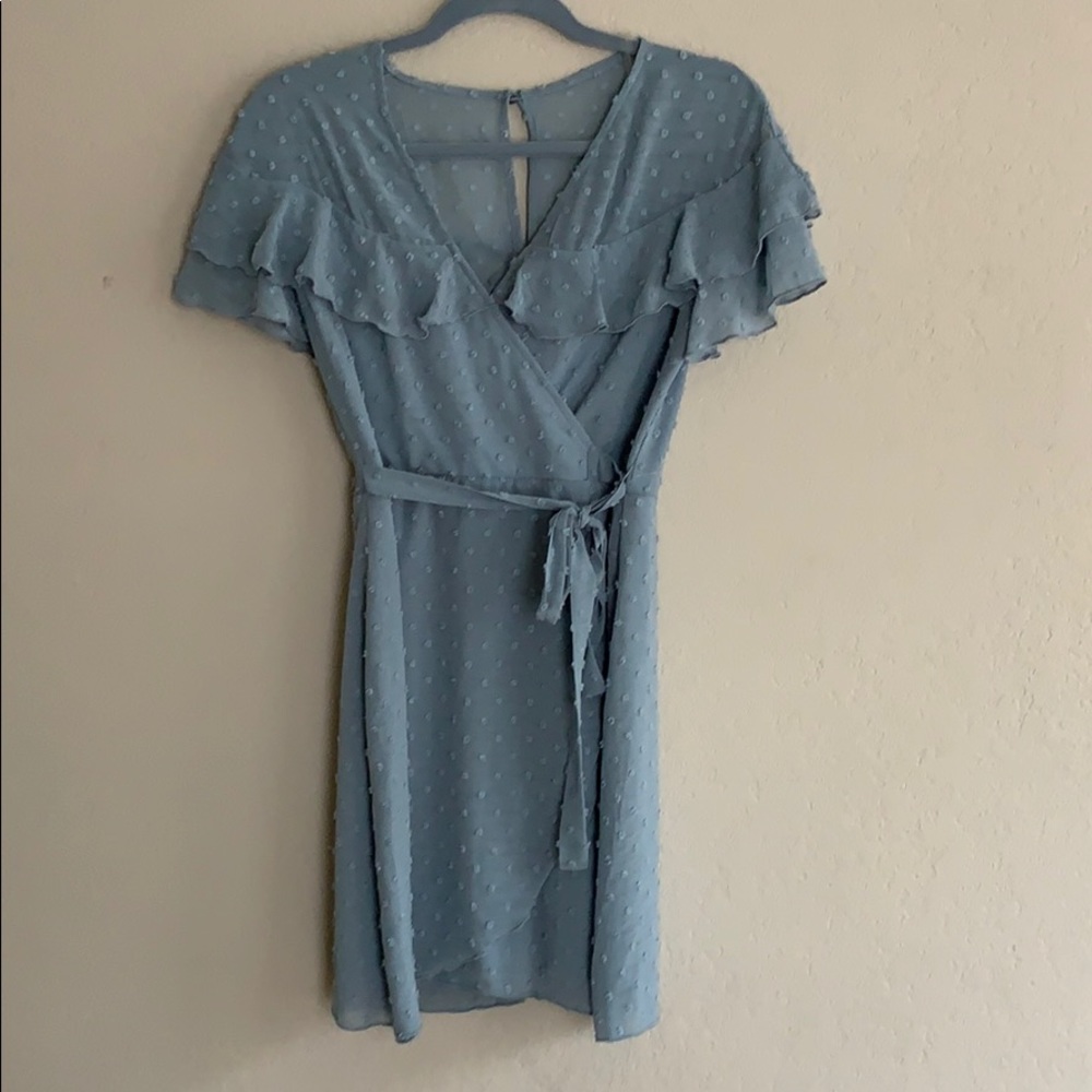 Blue dress